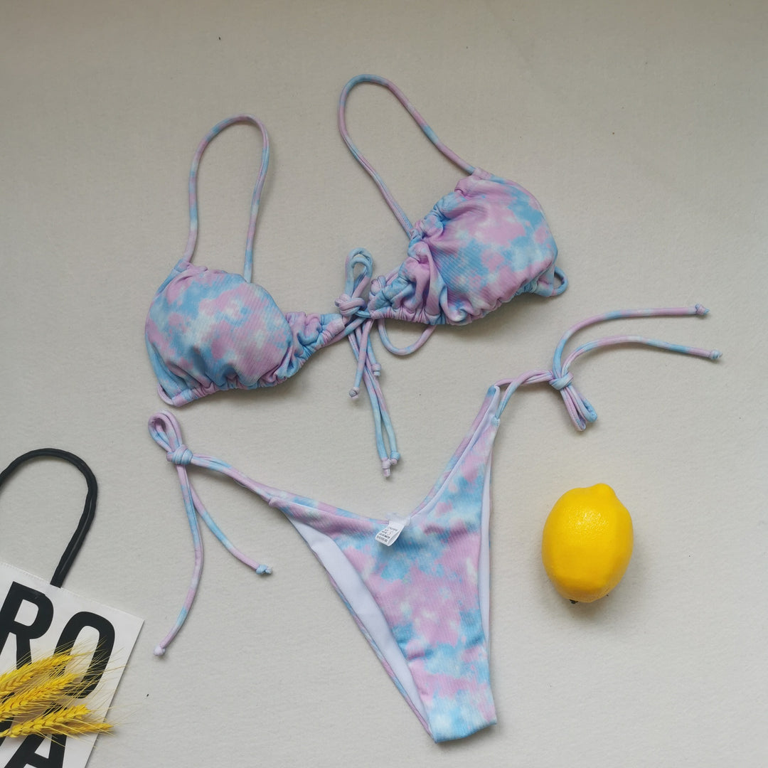 Women's Triangle Bikini with adjustable ties Mune Fashion