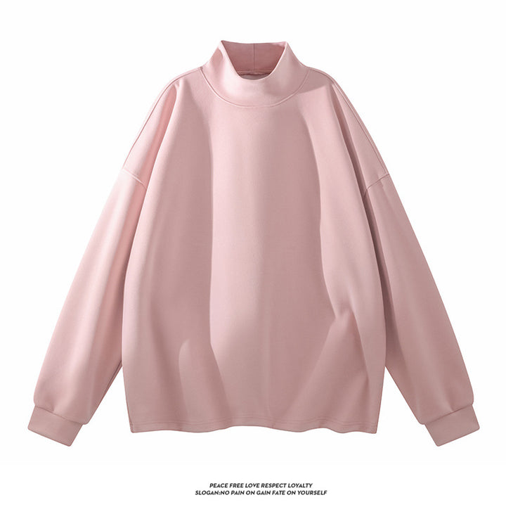 Women's Fashion Sweatshirt with Stand-up Collar Mune Fashion