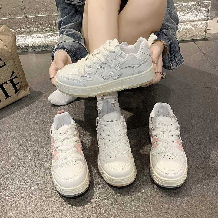 Women's Sneakers in Modern Floral Design Mune Fashion