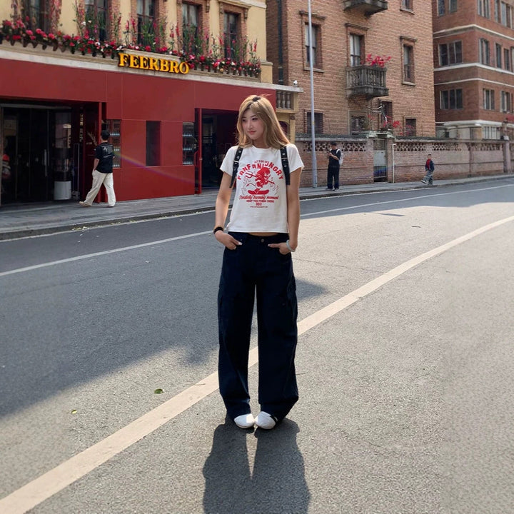 Women's Loose Cargo Pants Mune Fashion