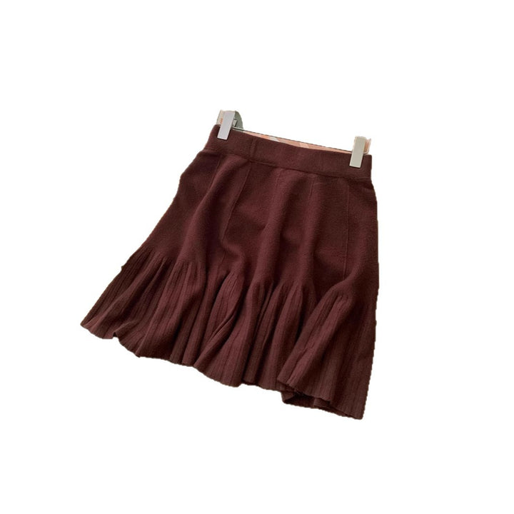 Women's Pleated Skirt made of high-quality knit Mune Fashion
