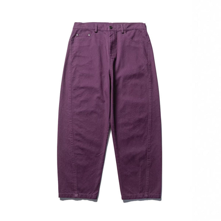 Men's tapered twill pants with high waist and five pockets Mune Fashion