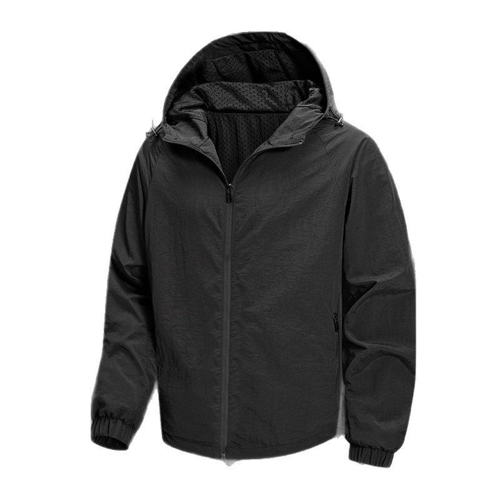 Men's Ultralight Packable Hoodie Jacket with Breathable Mesh Lining Mune Fashion
