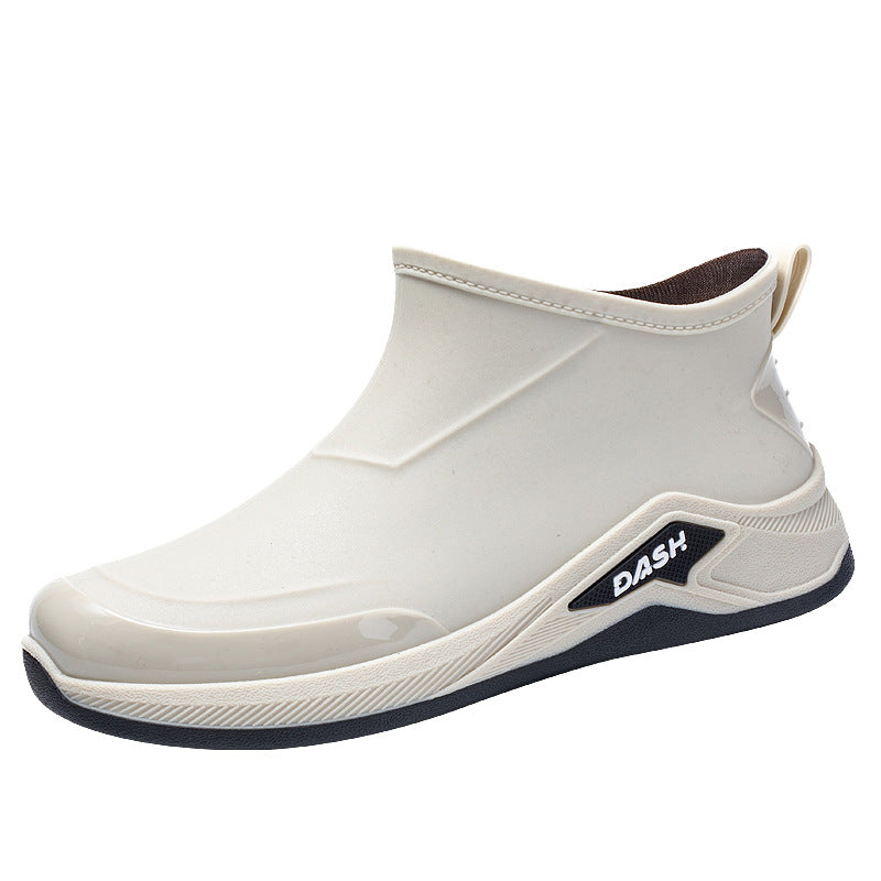 Men's waterproof insulated ankle boots with non-slip tread sole Mune Fashion