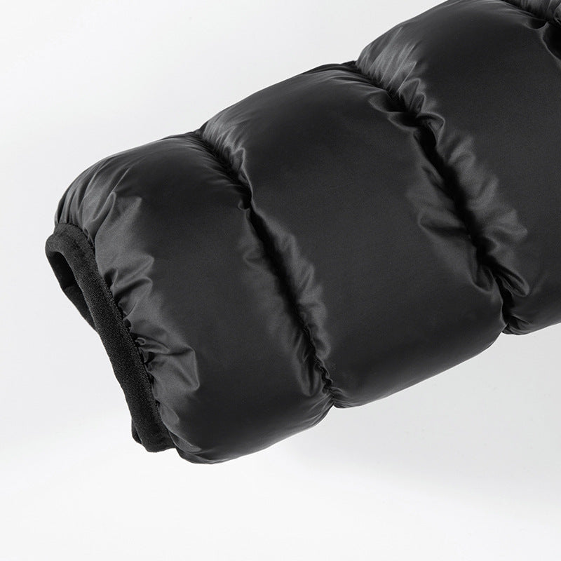 Men's ultralight quilted down jacket with hood, wind-resistant outer shell and packing function Mune Fashion