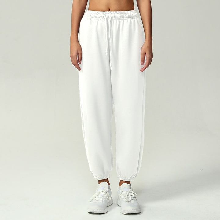 Women's breathable performance jogger pants with high comfort waistband, adjustable drawstring and elastic cuffed hems Mune Fashion
