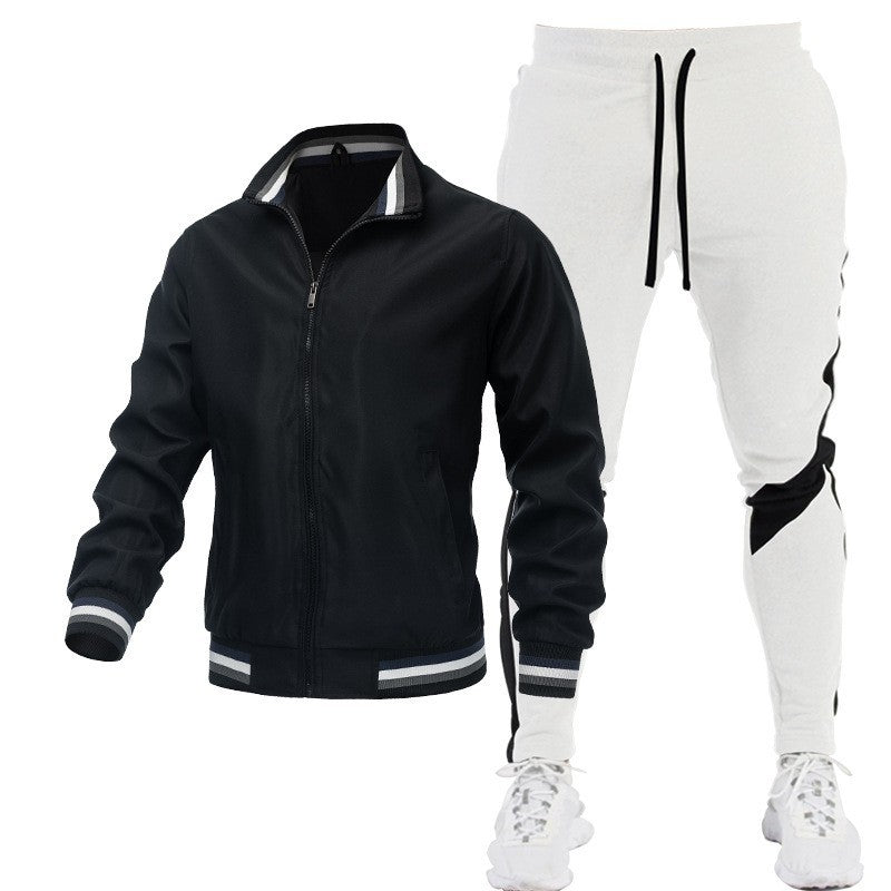 Men's Sporty Track Jacket and Jogging Pants Set Mune Fashion