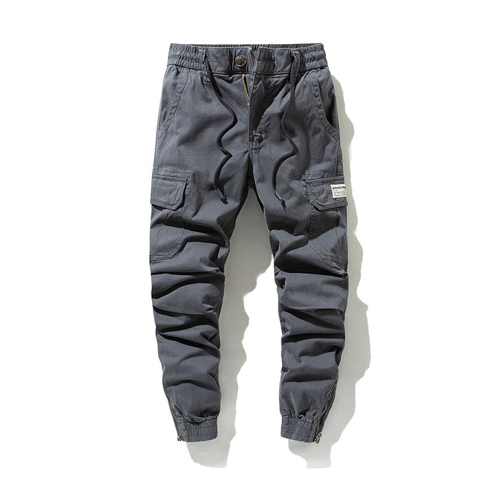 Herren Cargo-Jogginghose im urbanen Utility‑Stil mit elastischem Tunnelzugbund und verstärkten Kniepartien Mune Fashion