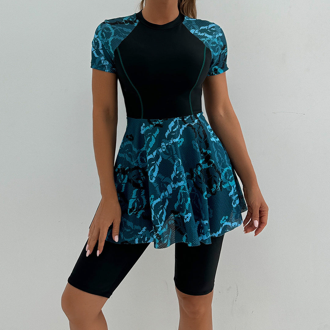 Women's sporty swimwear with covering skirt Mune Fashion