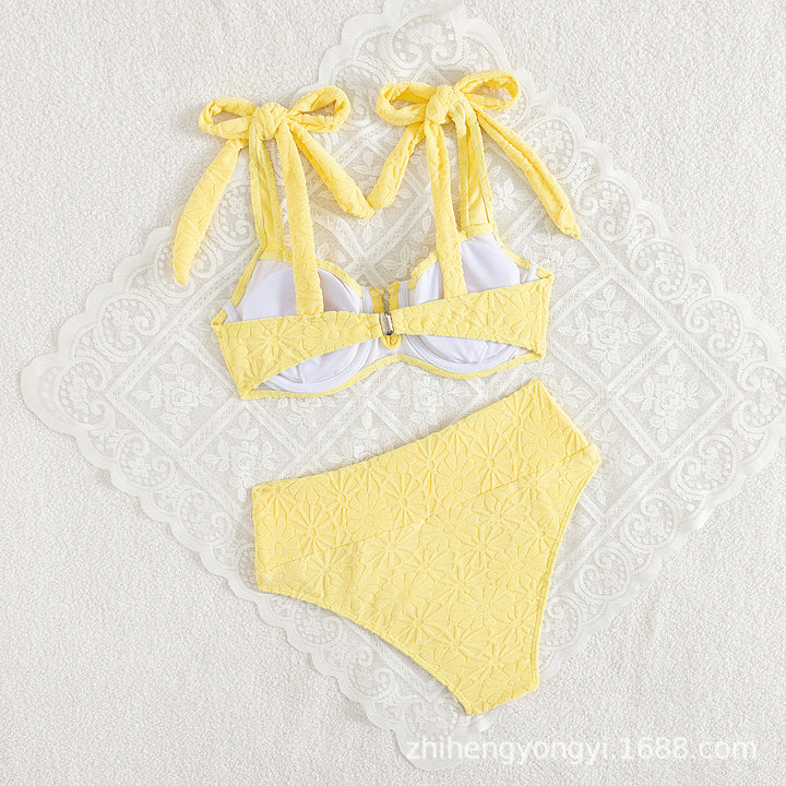 Women's High-Cut Bikini with Playful Tying System Mune Fashion