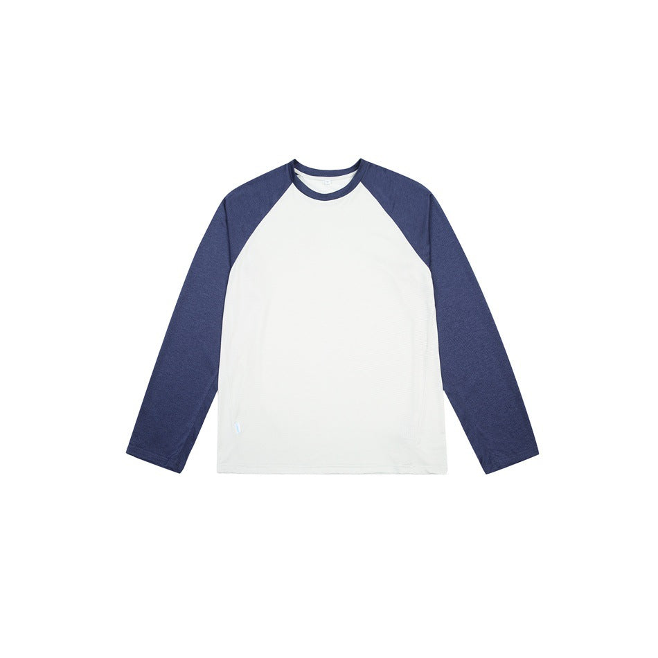 Unisex Raglan Long Sleeve Shirt made of lightweight cotton blend with waffle texture Mune Fashion