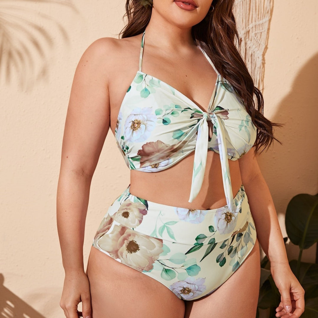 Women's Bikini Set with playful wrap design and high waistband Mune Fashion
