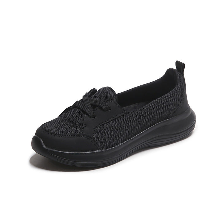Women's light leisure shoe with breathable knitted upper and wedge sole Mune Fashion