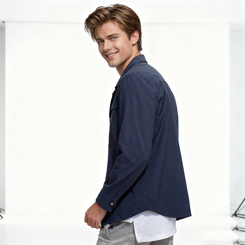 Men's multifunctional overshirt made of technical microfiber Mune Fashion