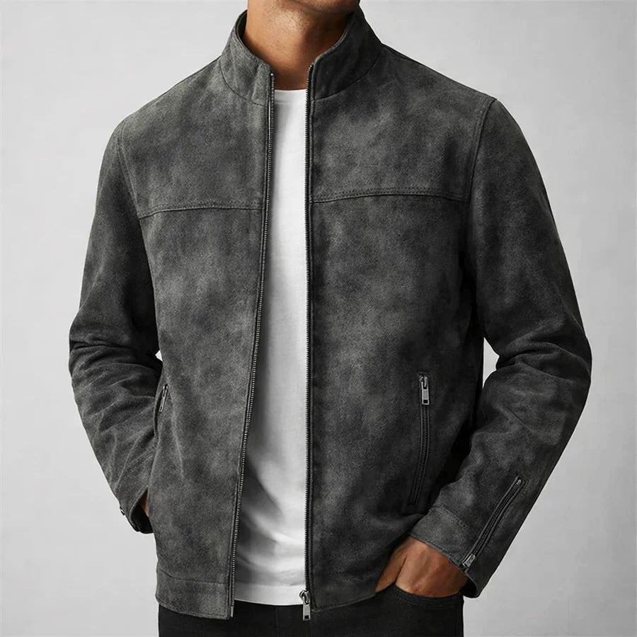 Men's Fashionable and Comfortable Suede Jacket