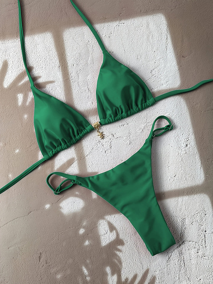 Women's triangle bikini with adjustable straps and elegant details Mune Fashion