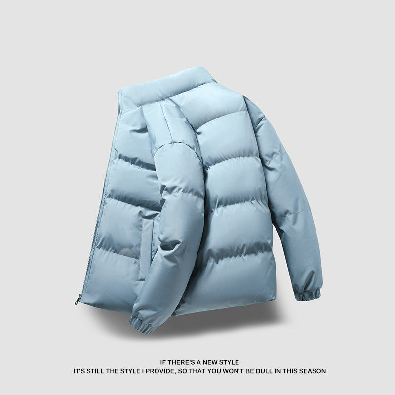 Men's quilted jacket with warming thermal padding and stand-up collar Mune Fashion
