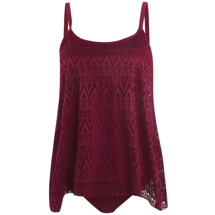 Women elegant beach top with fashionable cut-out pattern Mune Fashion