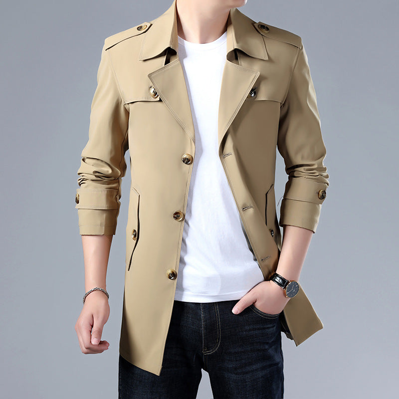 Men's fashionable and elegant trench coat jacket Mune Fashion