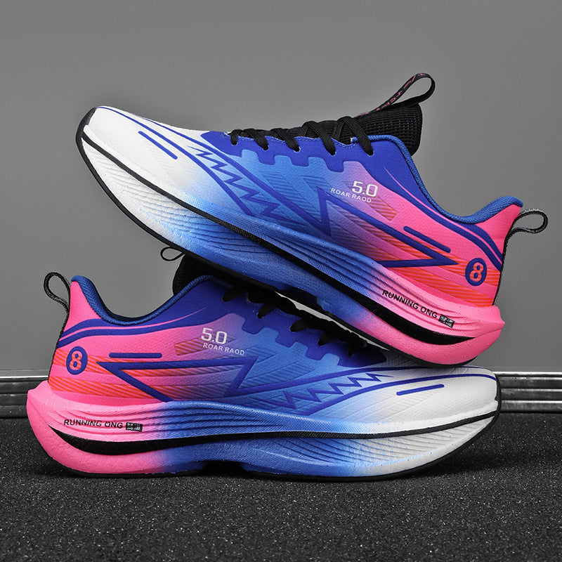 Unisex lightweight competition running shoes with reactive cushioning and sock-like shaft Mune Fashion