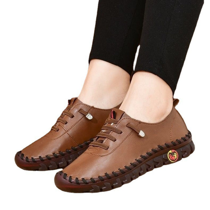 Ladies nan flexible foldable leisure sneakers with shock-absorbing profile sole Mune Fashion