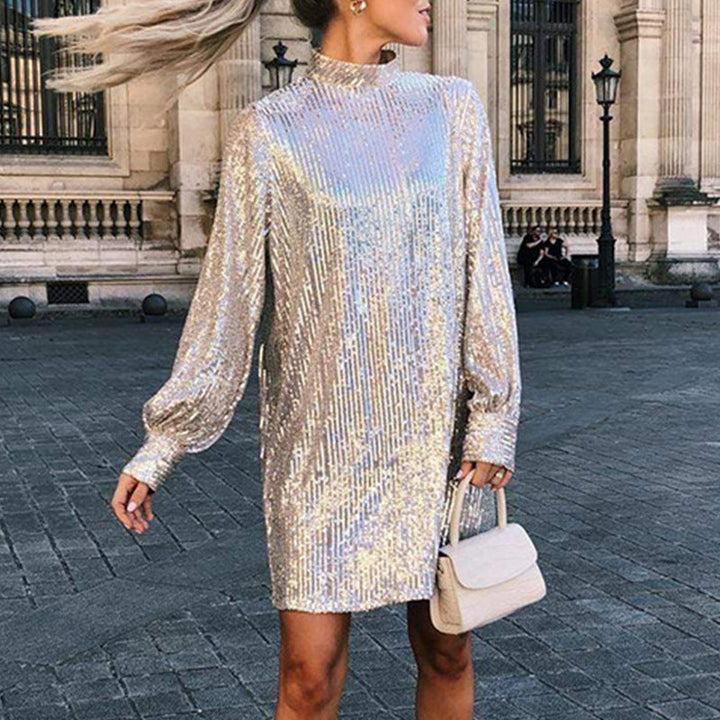 Women's Glittering Cocktail Dress Mune