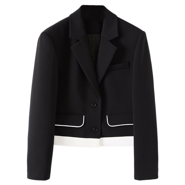 Women's Fashionable Blazer with Textured Surface Mune Fashion