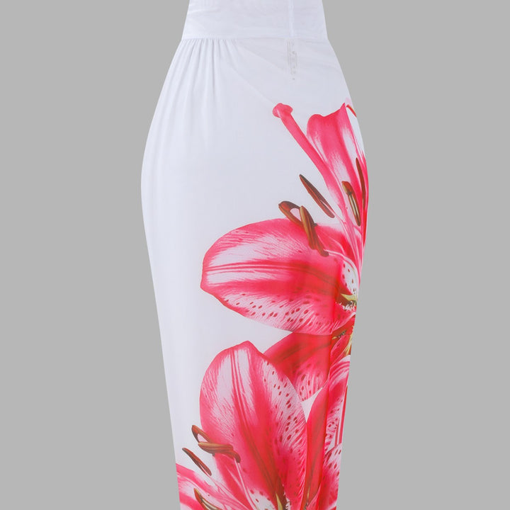 Ladies swimwear set with elegant floral pattern Mune Fashion