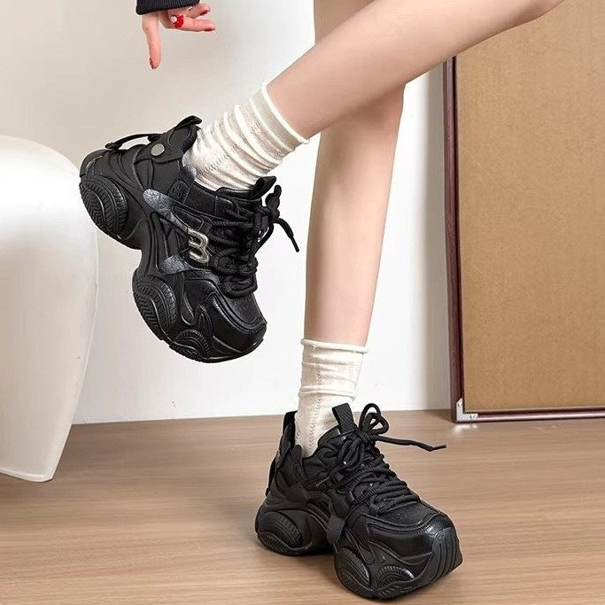 Women Trendy Chunky Sneakers with breathable mesh upper and innovative cushioning Mune Fashion