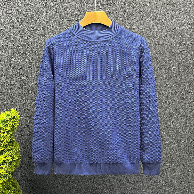 Women Structured Turtleneck Sweater made of fine Waffle Knit Mune Fashion