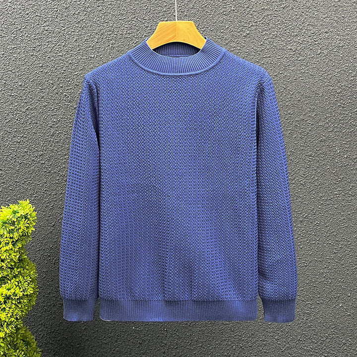 Women Structured Turtleneck Sweater made of fine Waffle Knit Mune Fashion