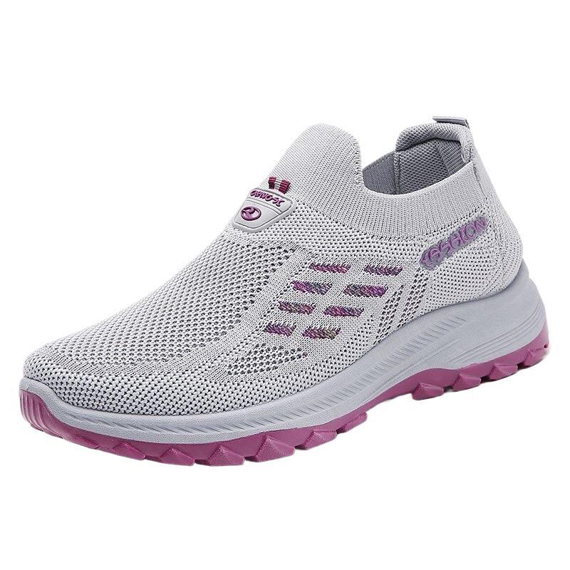 Women's Breathable Sneakers with Slip-Resistant Sole Mune Fashion