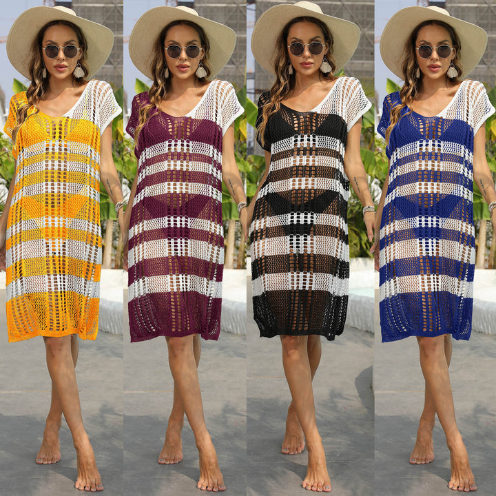 Women's Airy Crochet Beach Dress Mune Fashion