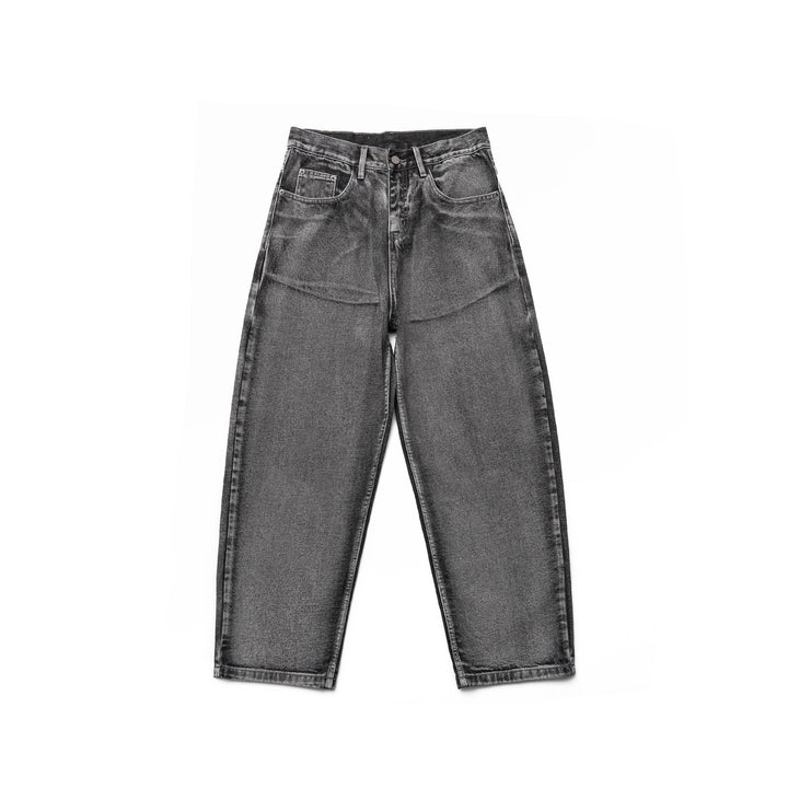 Women's High-Waisted Relaxed-Straight Jeans with Straight Leg and Five-Pocket Design Mune Fashion