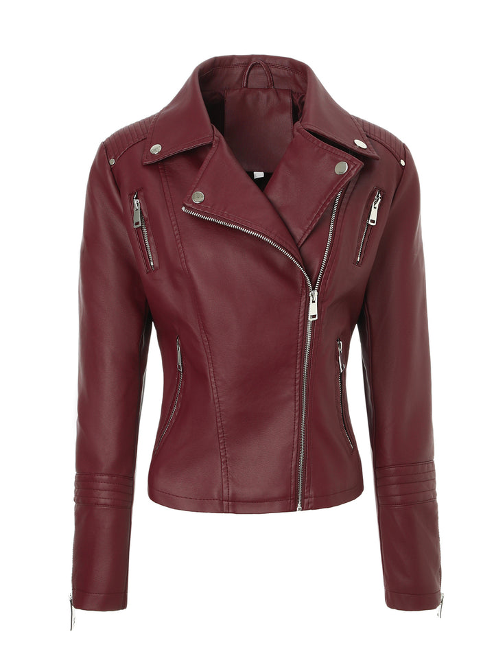 Women's Biker Jacket Mune Fashion