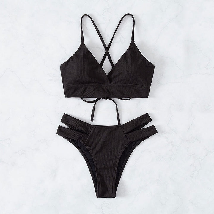 Women's triangle bikini with refined straps and elegant cut Mune Fashion