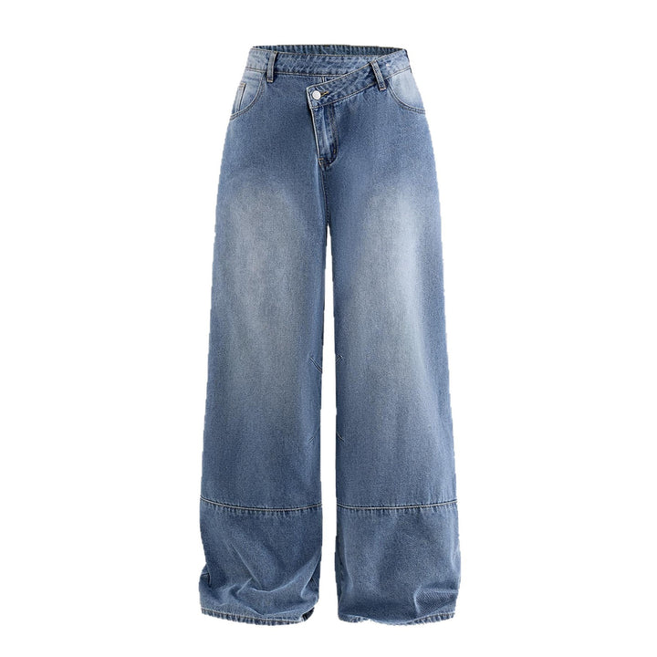 Women Wide Denim Pants Mune Fashion