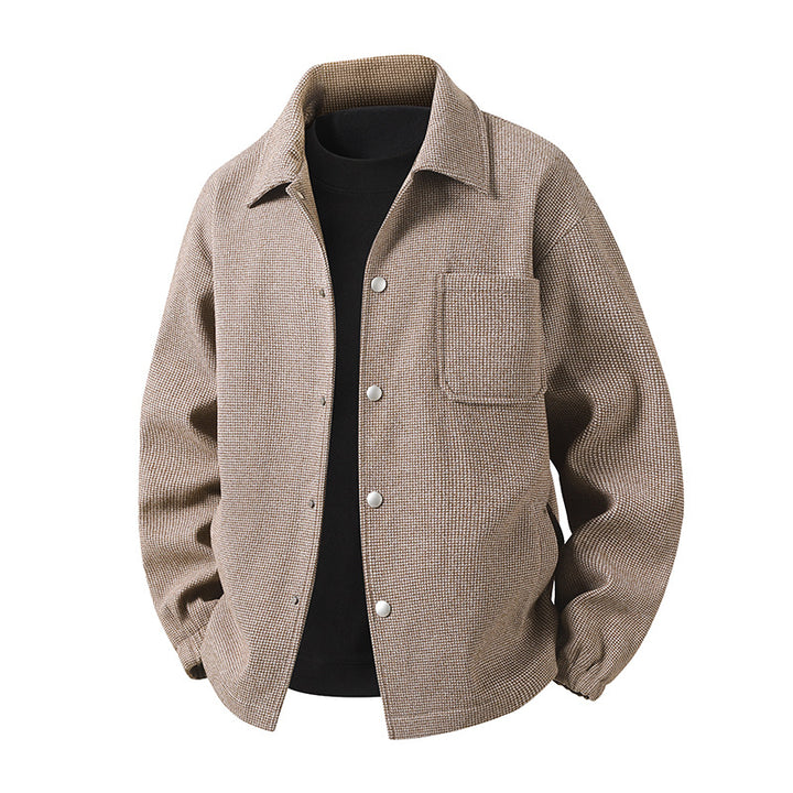 Men's leisure jacket with textured design Mune Fashion