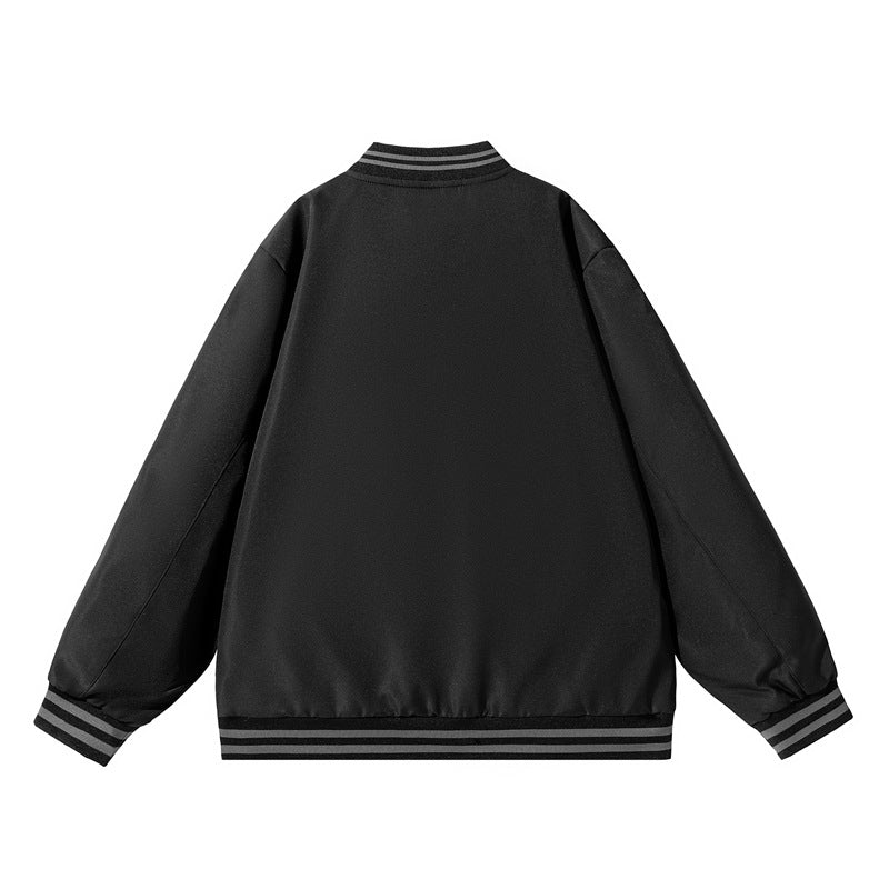 Men's Sporty Bomber Jacket with Stand-Up Collar Mune Fashion