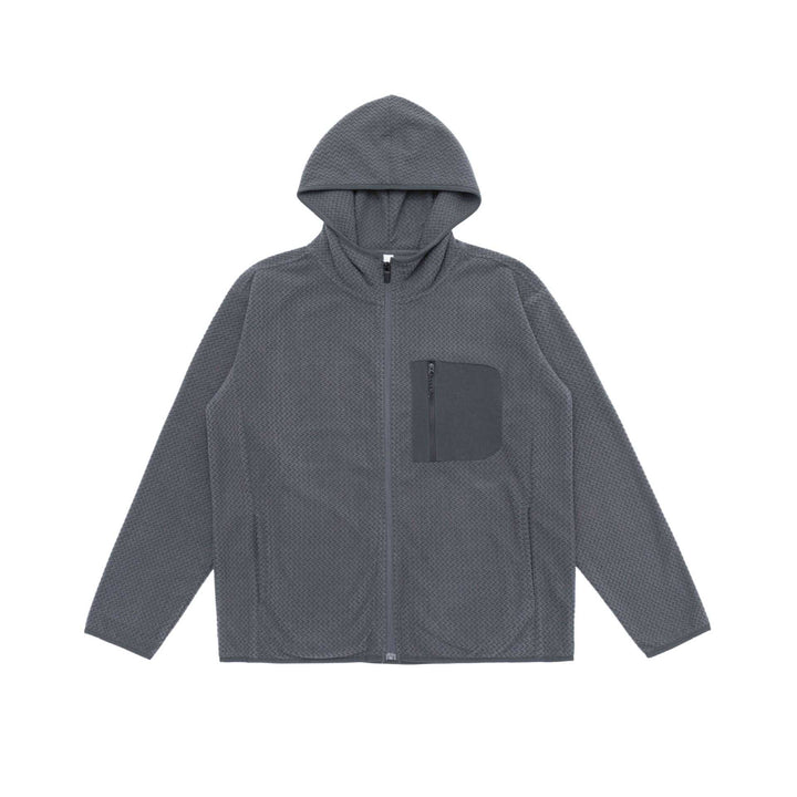 Unisex Structured Hoodie with Full Zip and Chest Zip Pocket Mune Fashion