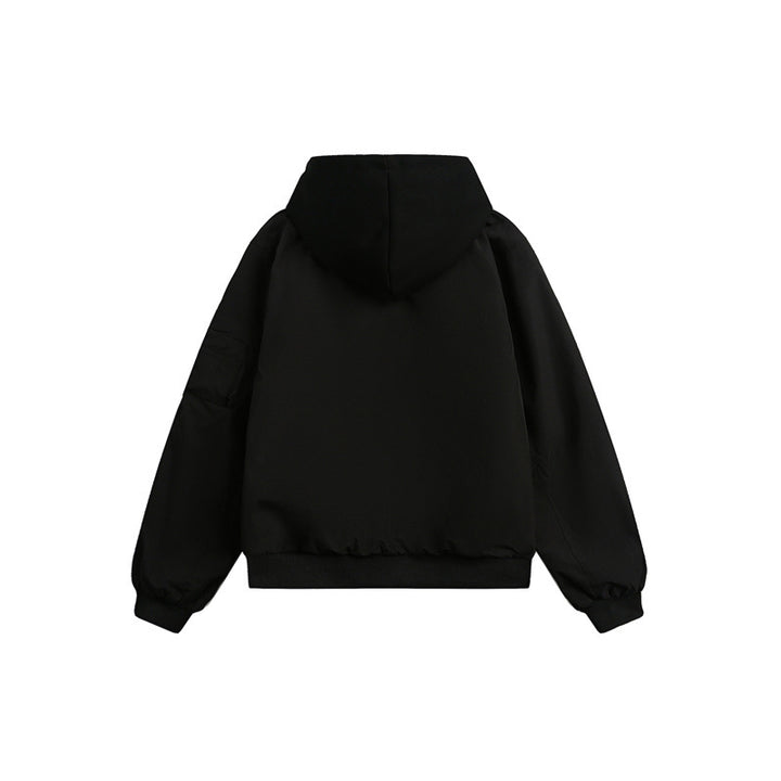 Unisex Layer Hooded Jacket with Integrated Inner Vest and Multifunctional Pockets Mune Fashion