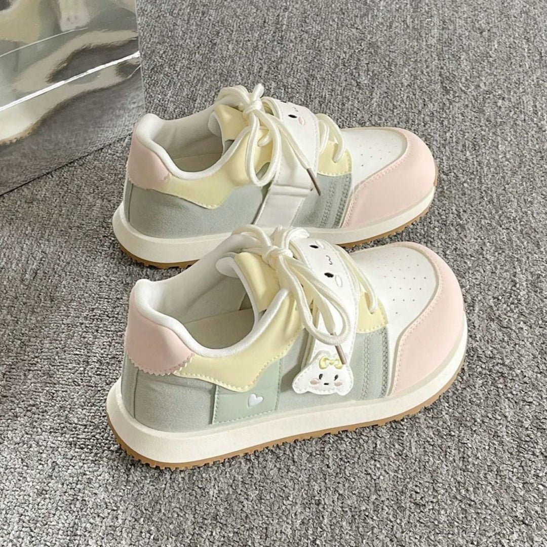 Women's children's sneakers with cute animal design and practical Velcro closure Mune Fashion