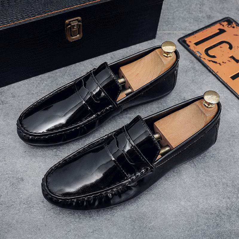 Men's Elegant Loafers made of high-quality patent leather Mune Fashion