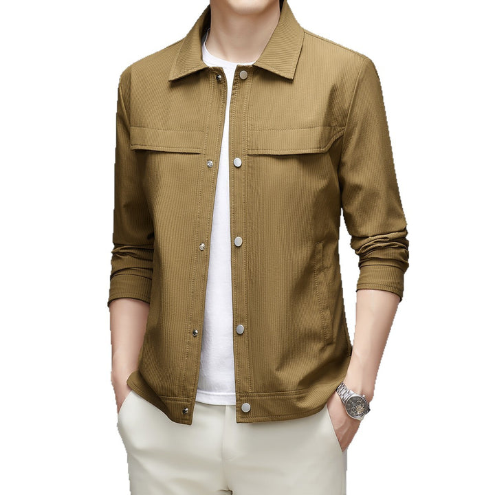 Men's Fashion Transitional Jacket with Textured Design Mune Fashion