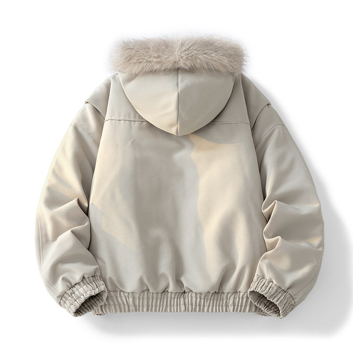 Men's Stylish Camouflage Winter Jacket with Removable Hood Mune Fashion