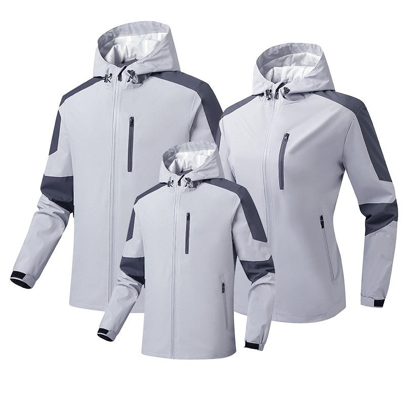 Men's Breathable Softshell-Hardshell Hybrid Jacket with Hood and Waterproof Zipper Pockets Mune Fashion