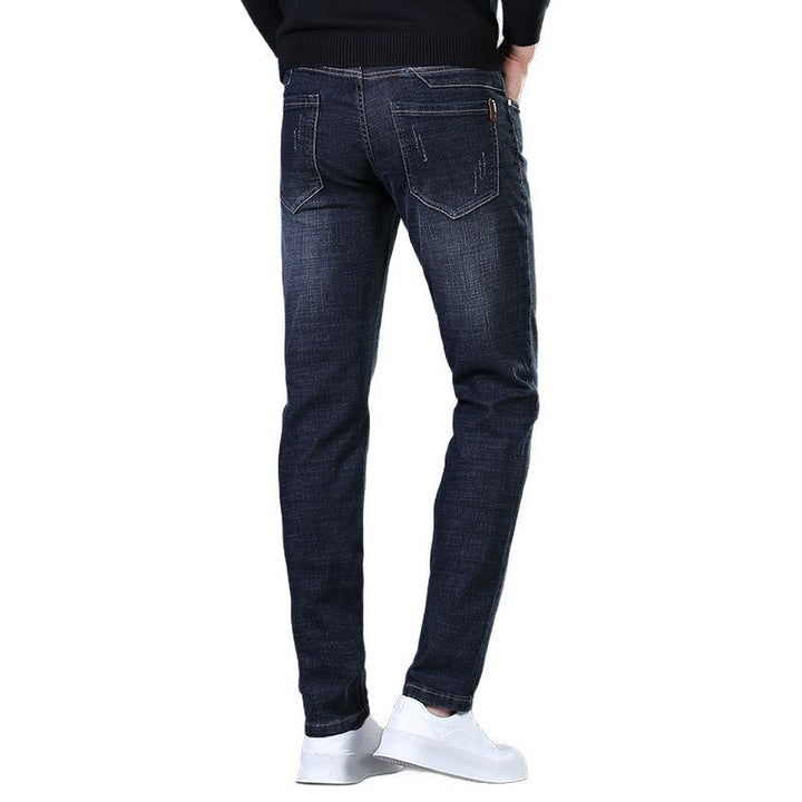 Women Elastic Slim-Straight Jeans with High Comfort Waistband Mune Fashion