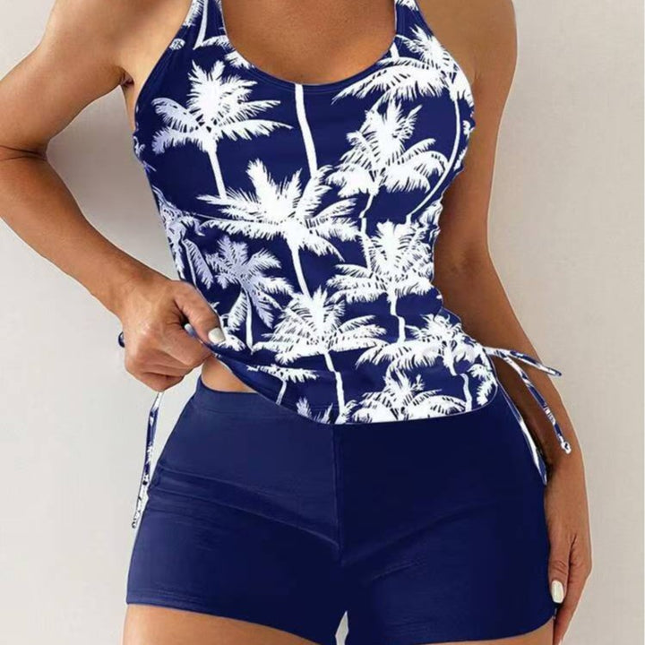 Women's tankini top with sporty shorts Mune Fashion