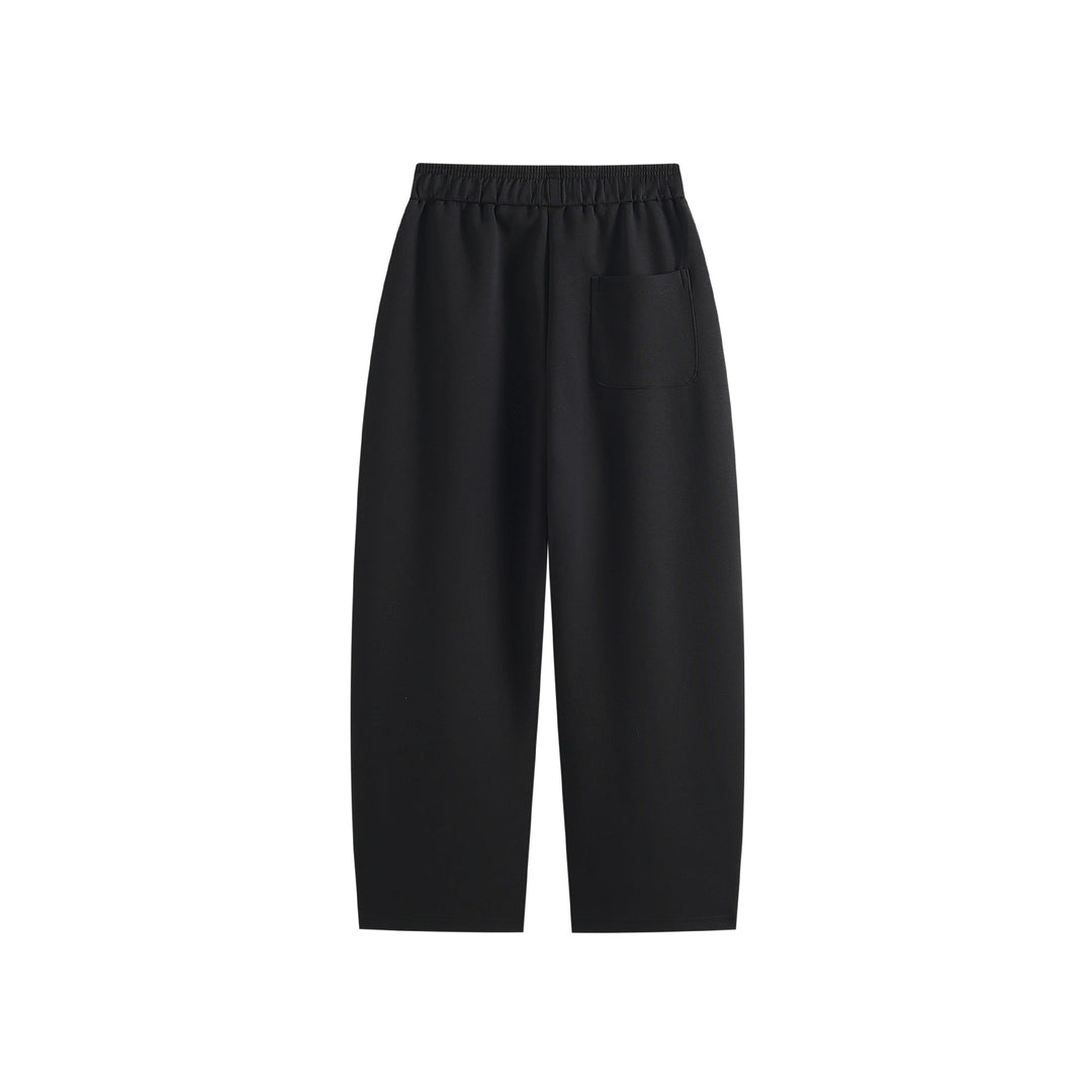Women's Loose Jogging Pants made of Cotton Blend with Elastic Drawstring Waistband Mune Fashion