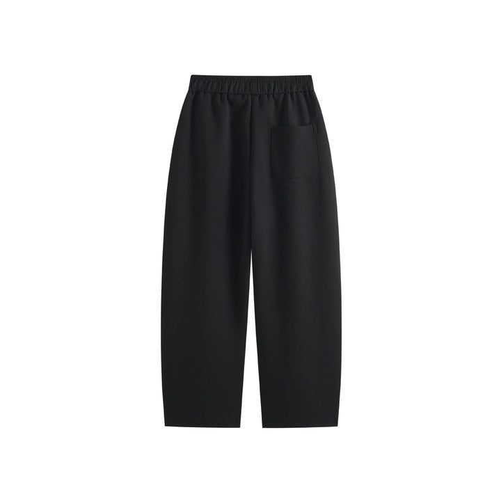 Women's Loose Jogging Pants made of Cotton Blend with Elastic Drawstring Waistband Mune Fashion